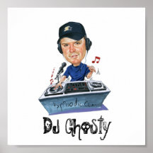 DJ Ghosty Affisch