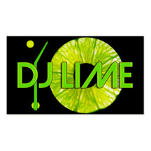 DJ-LIMEFRUKTVISITKORT