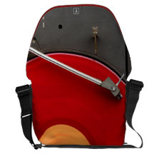 Dj Red vinyl console Bolsa Messenger