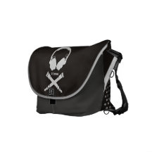 Dj-skalle Messenger Bag