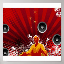 Dj-söt Print