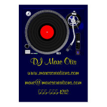 Dj-Turntablevisitkort