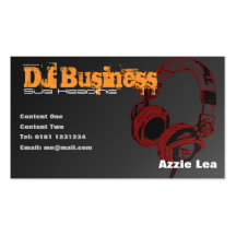 Dj-visitkort - anpassade