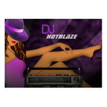 Dj-visitkortar