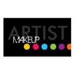 Djärv visitkort för Makeupkonstnär