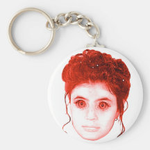 DJÄVULENFLICKA KEYCHAIN NYCKEL RING