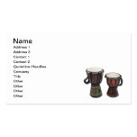 Djembe trummar visitkort