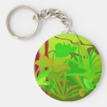 Djungel Keychain Nyckelringar