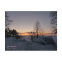 Djupfryst Lakevykort