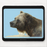 Djur-Älskare Mousepad för Grizzlybjörndjurliv Musmattor