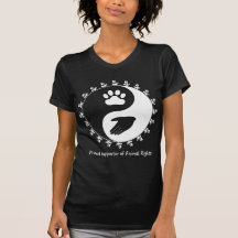 Djurens rättighetersupporterskjorta tee shirts