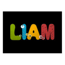 djurt alfabet Liam Visit Kort