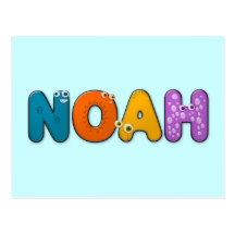 djurt alfabet Noah Vykort
