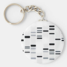 DNA kodifierar konstsvart på vit Nyckel Ring
