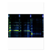 DNA ordnar gel 1 Vykort
