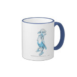 Dobby som tittar över 1 kaffe mugg