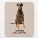 DobermanPinscher Mousepad Musmattor