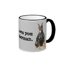 DobermanPinschermugg
