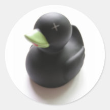 Död anka klistermärke