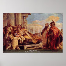 Död av didoen av Tiepolo Giovanni Battista Affischer