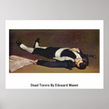 Död Torero av Edouard Manet Affischer