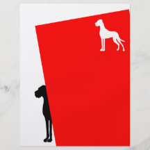 Doggen Briefpapier Flyerbedruckung