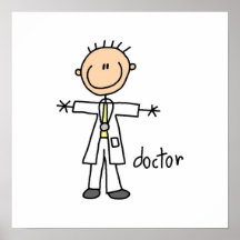 Doktorstick figur posters