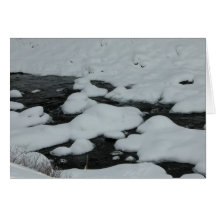 Dold bäck för snö kort