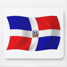 Dominikanska republiken flagga Mousepad Mus Mattor