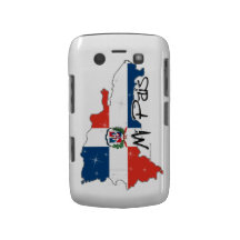 Dominikisk republikflaggor blackberry fodraler
