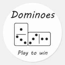 Domino Runda Klistermärken