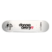 Donnie Avery brännmärkt Skateboarddäck skateboards