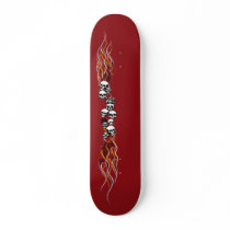 Döskallar flammar r-skateboarden