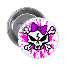 Döskallar och Crossbones Pins