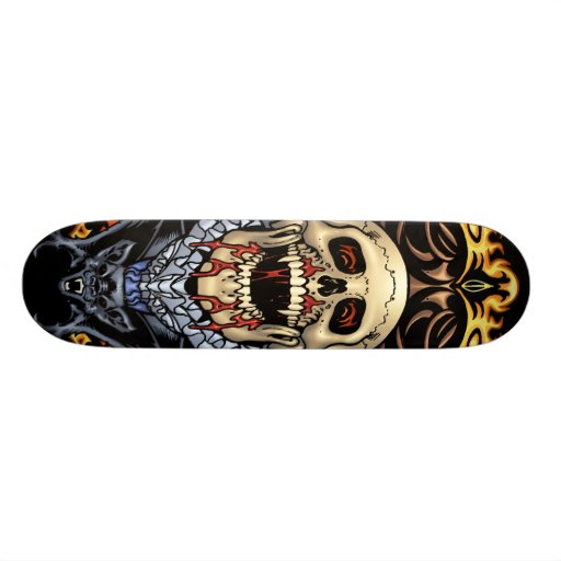 Döskallar-, vampyr- och fladdermössanpassade vid A Skate Decks