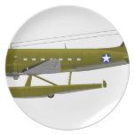 Douglas XC-47 flyter 25671 Fest Tallrikar