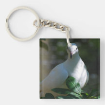 Dove Acrylic Key Chain
