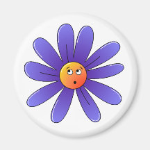 Dozy daisyblåttmagnet kylskåpmagneter
