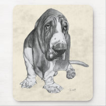 Dra för Bassethund Musmatta