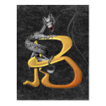 Dragonlore initialt B Vykort