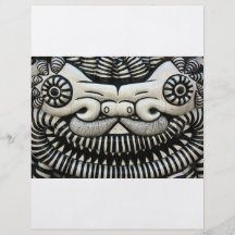 Drakeansikte Flygblad Designs