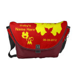 Drakebabyen hänger lös först messenger bag