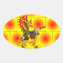 Drakesoldat Klistermärke