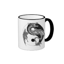 DrakeYin Yang gåva Kaffe Koppar