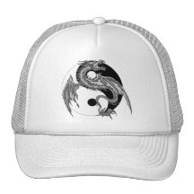 DrakeYin Yang gåva Trucker Keps
