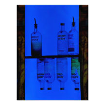 Dricka i blues.na konstfoto