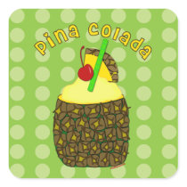 DrinkkonstPina Colada klistermärkear