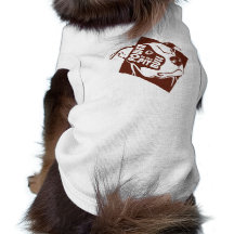 Driva till groptjuren hund t-shirts