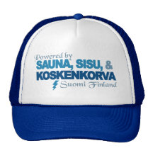 Drivit av den bastu-, Sisu & Kossu hatten Trucker Kepsar