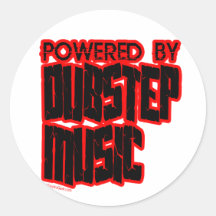 drivit av DUBSTEP-musik Klistermärke